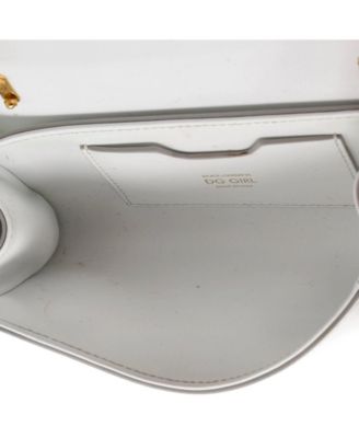 Small DG Girls Flap Bag Embellished Leather