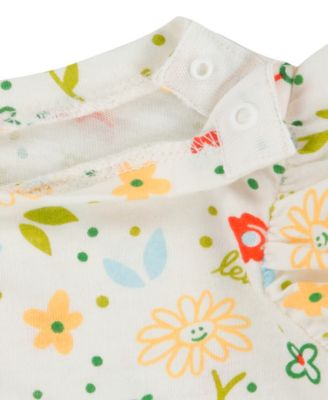 Baby Girls' Short-Sleeve T-Shirt and Skirtalls Set, 2-Piece Set