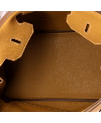 Birkin 35 Handbag Brown Togo with Gold Hardware