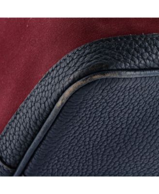 36 Garden Party Tote Toile and Leather