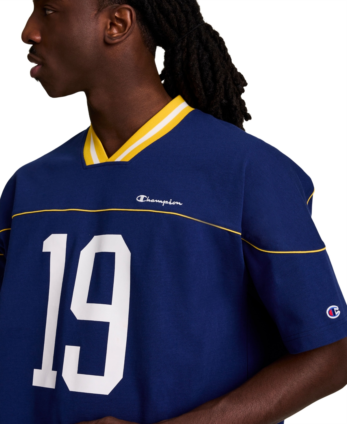 Champion Men's Regular-Fit Gridiron Football Jersey T-Shirt