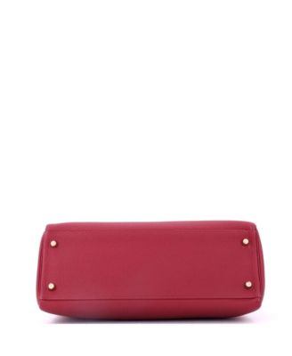 Kelly 32 Handbag Red Togo with Gold Hardware