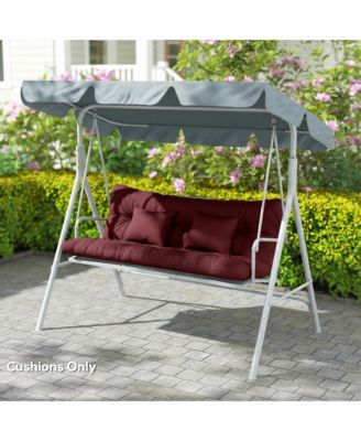 Indoor Outdoor Chair Cushions with Back, Pillows