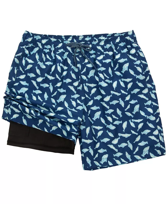 Men's Compression Liner Swim Trunks with Back Zipper Pocket - thumbnail 6