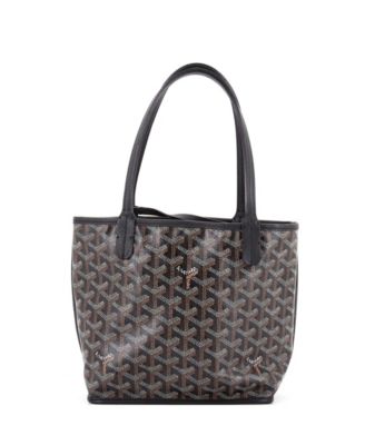 Mini Anjou Reversible Tote Coated Canvas