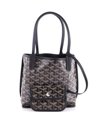 Mini Anjou Reversible Tote Coated Canvas