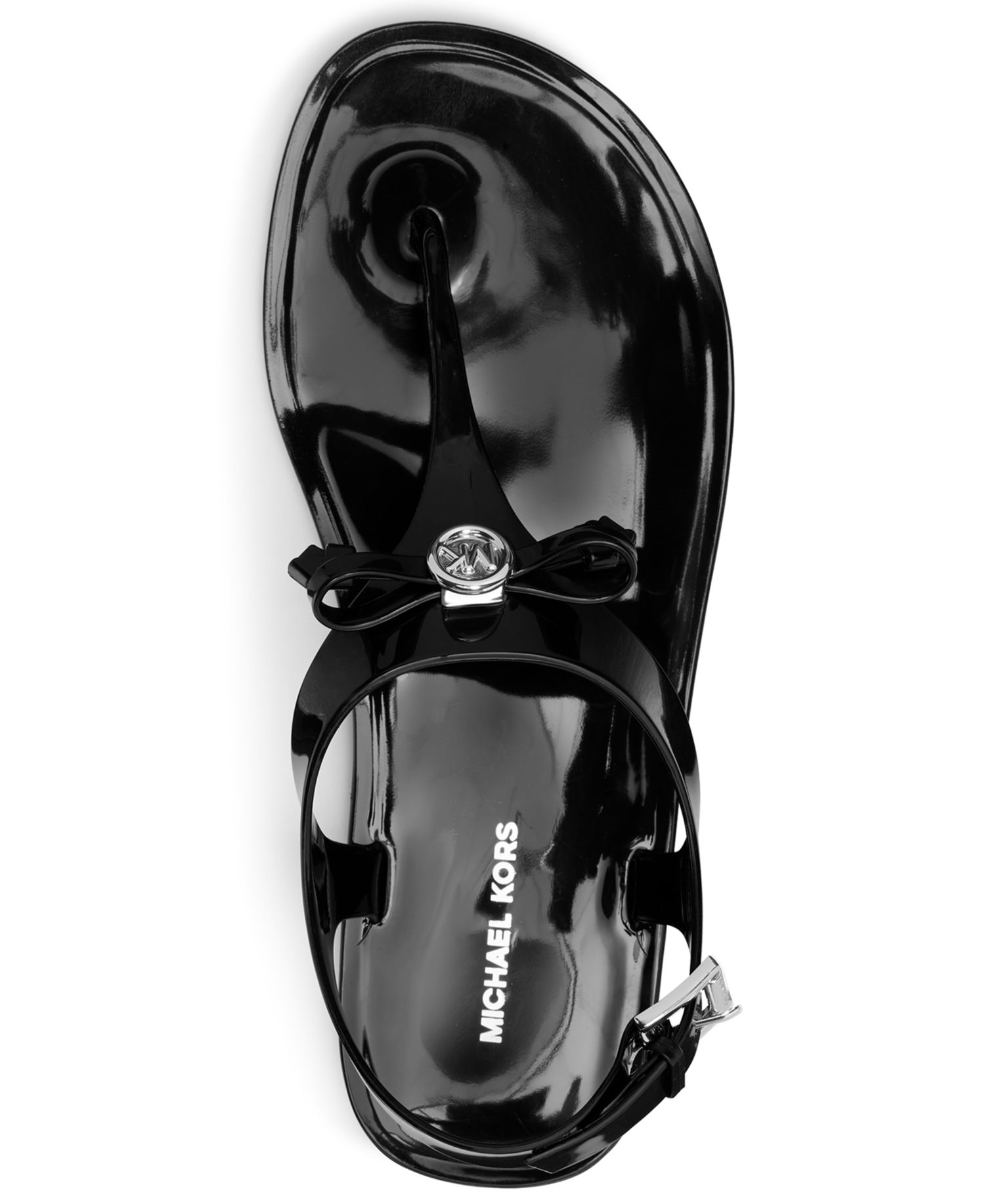 Women's Eva Buckle Thong Jelly Flat Sandals