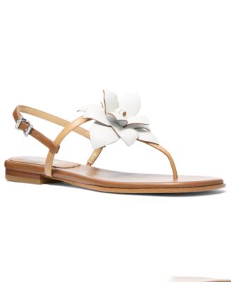 MICHAEL Women's Jacie Buckle Thong Flat Sandals