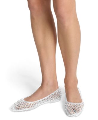 MICHAEL Women's Pixie Jelly Slip-On Ballet Flats