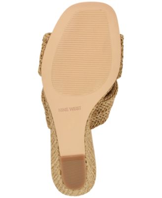 Women's Nejia Woven Slip-On Wedge Sandals