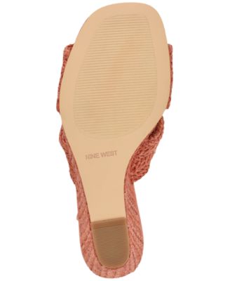 Women's Nejia Woven Slip-On Wedge Sandals