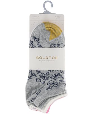 Women's Casual No Magnolia Liner Socks, 6-Pack