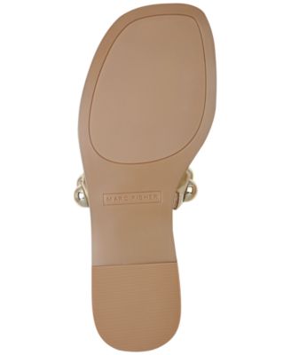 Women's Zaby Ornamented Toe Ring Flat Sandals