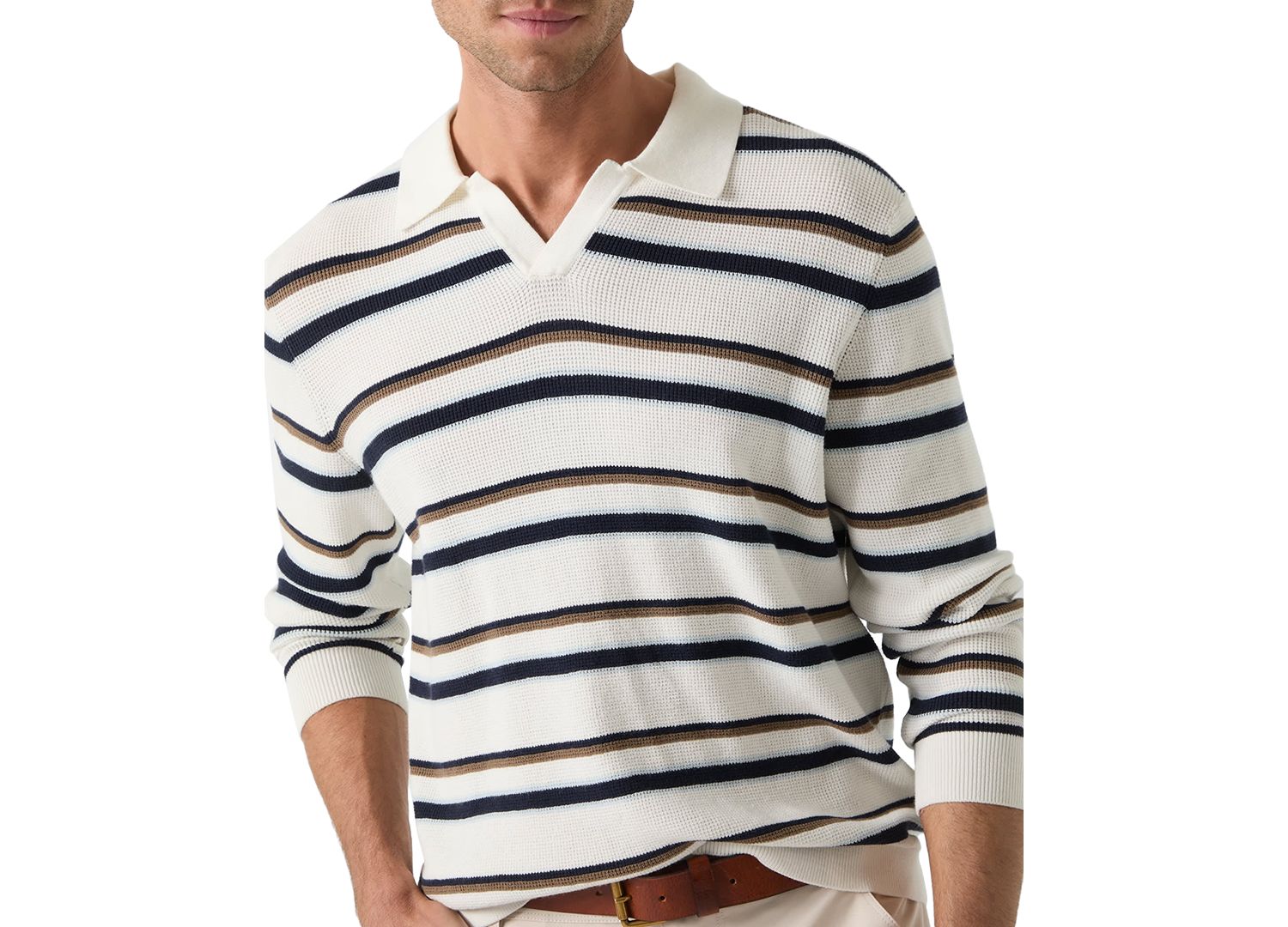 Men's Stanton Striped Polo Shirt