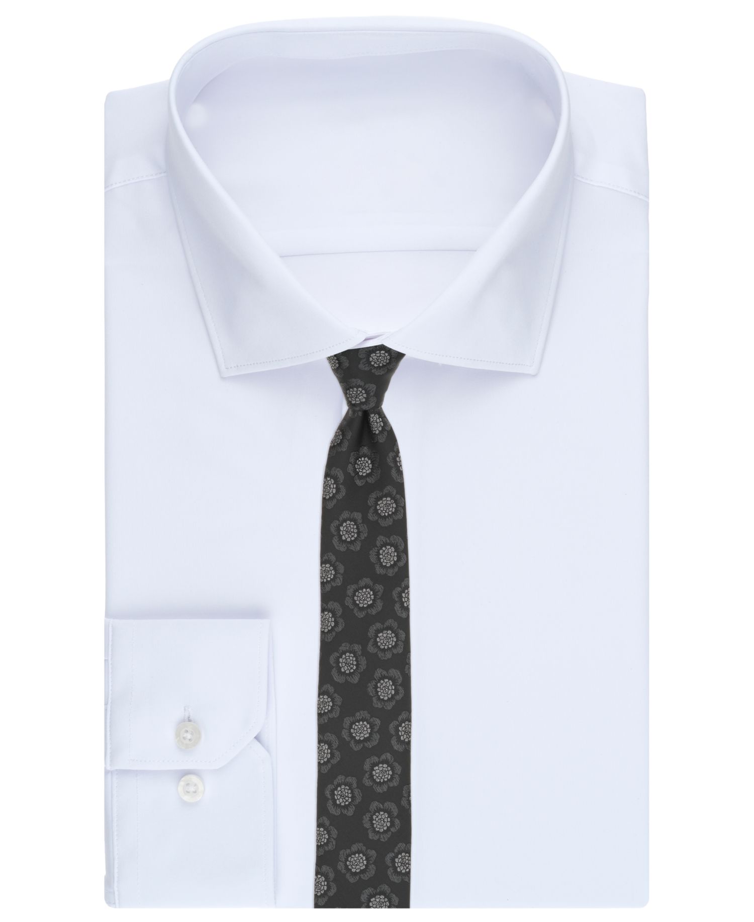 Men's Remi Floral Skinny Tie