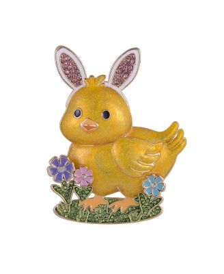 Bunny Ear Chick Easter Pin