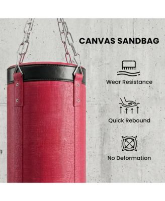 72.8"-90.9" Adjustable Freesding Punching Bag with Sd,