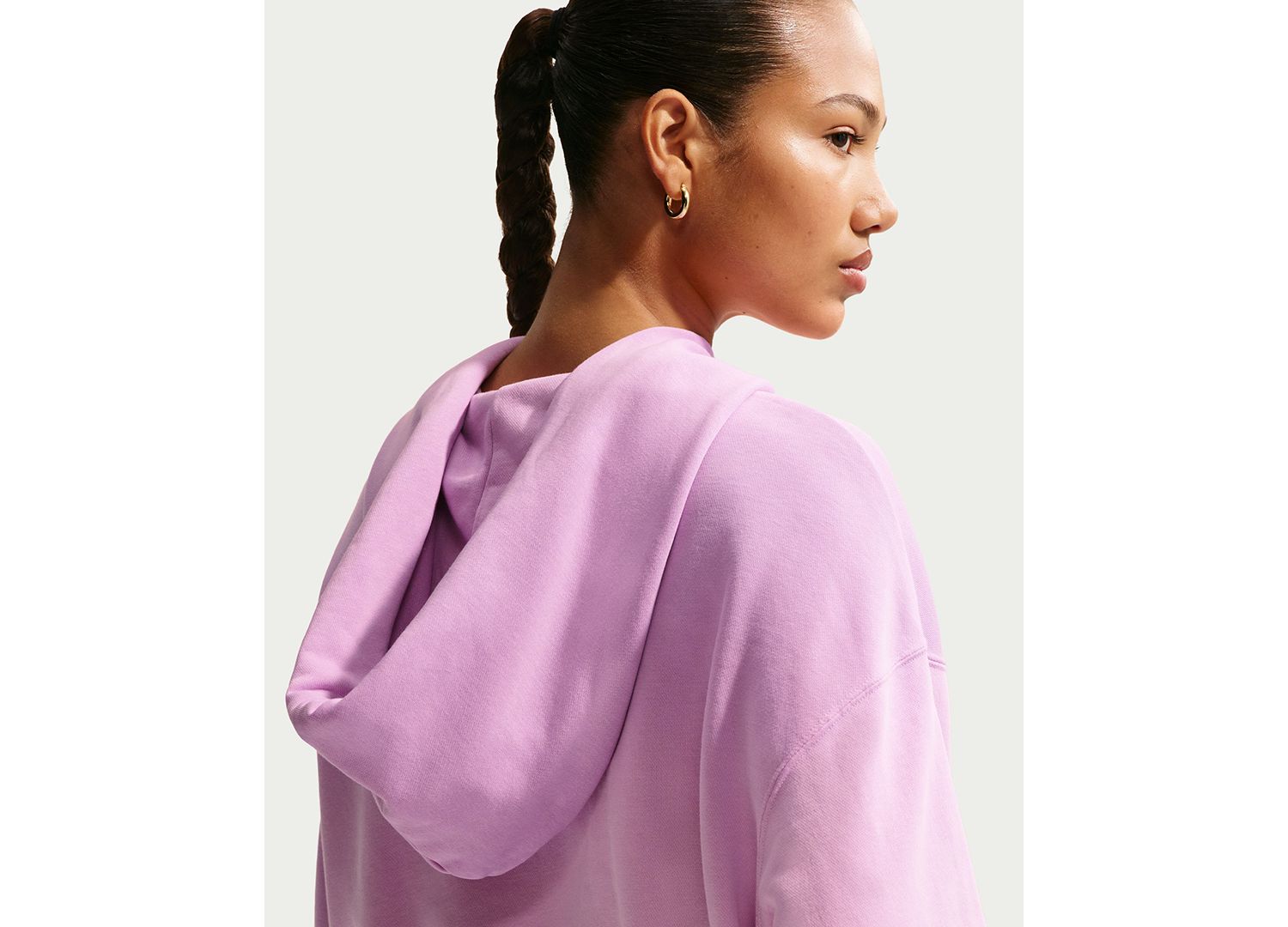 Женская спортивная одежда Phoenix Fleece с капюшоном Henley оверсайз из флиса