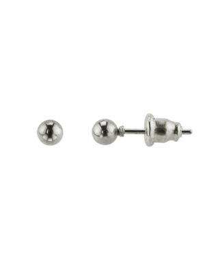 Stainless Steel Earring Set: Huggie and Stud