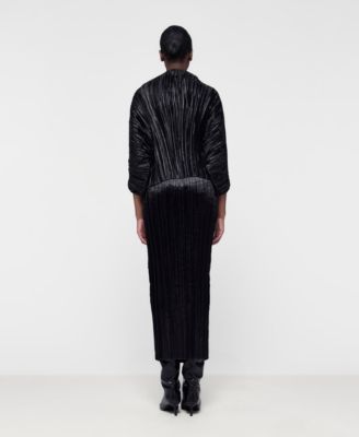 Women's Plisse Batwing Top