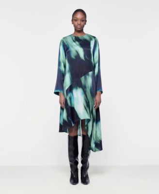 Women's Printed Paneled Dress