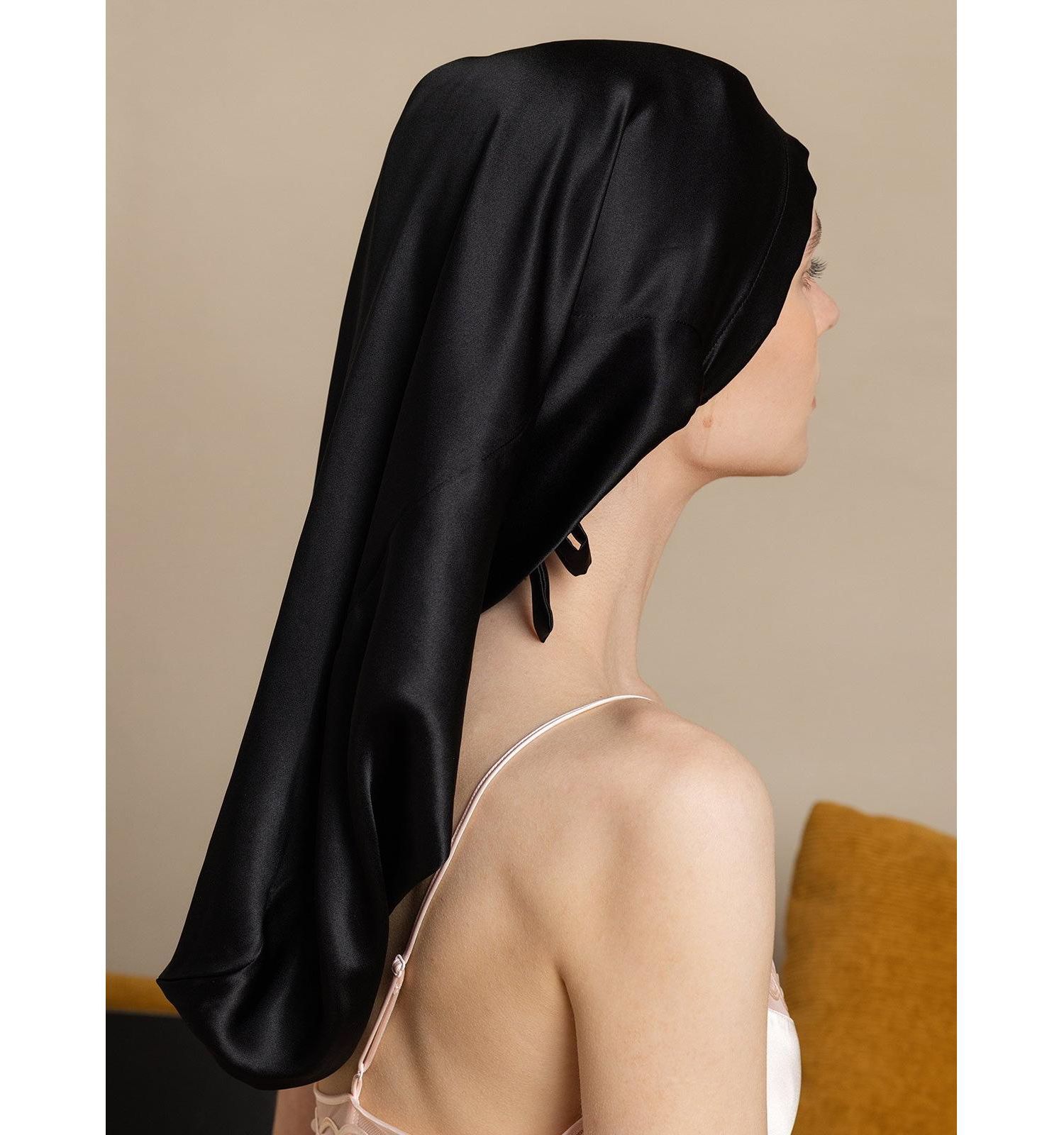 Pure Silk Elegant Long Bonnet