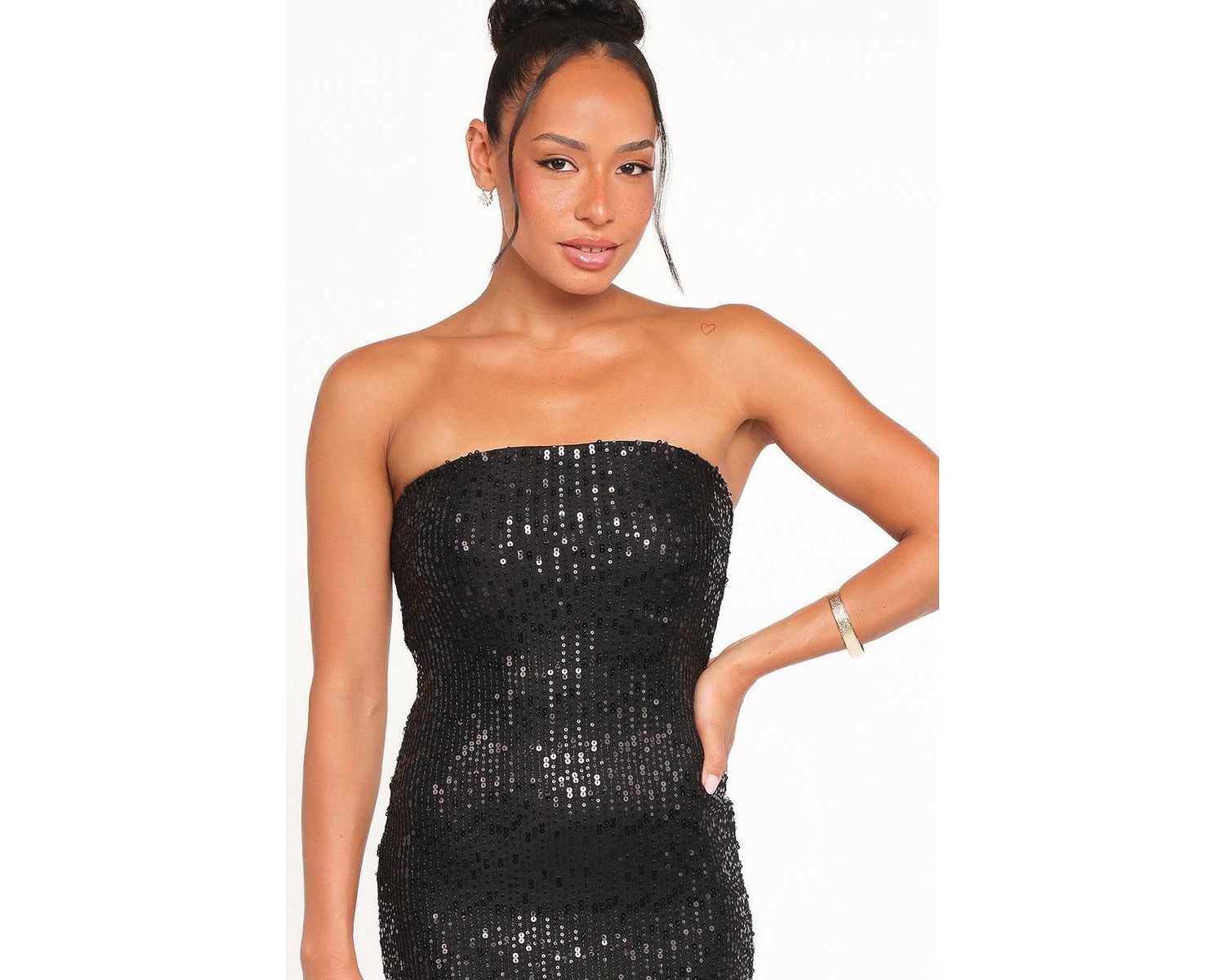 Women's Agnes Strapless Sequin Maxi Dress