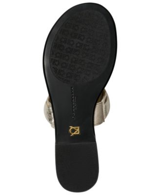 Women's Velvet Thong Flat Sandals