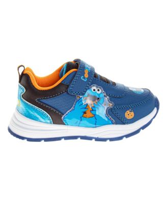Toddler Cookie Monster Light Up Hook & Loop Fashion Sneaker