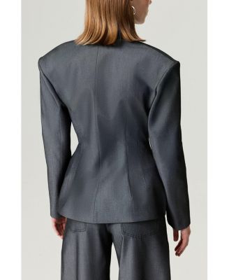 Women's Structured Padded High-Neck Jacket