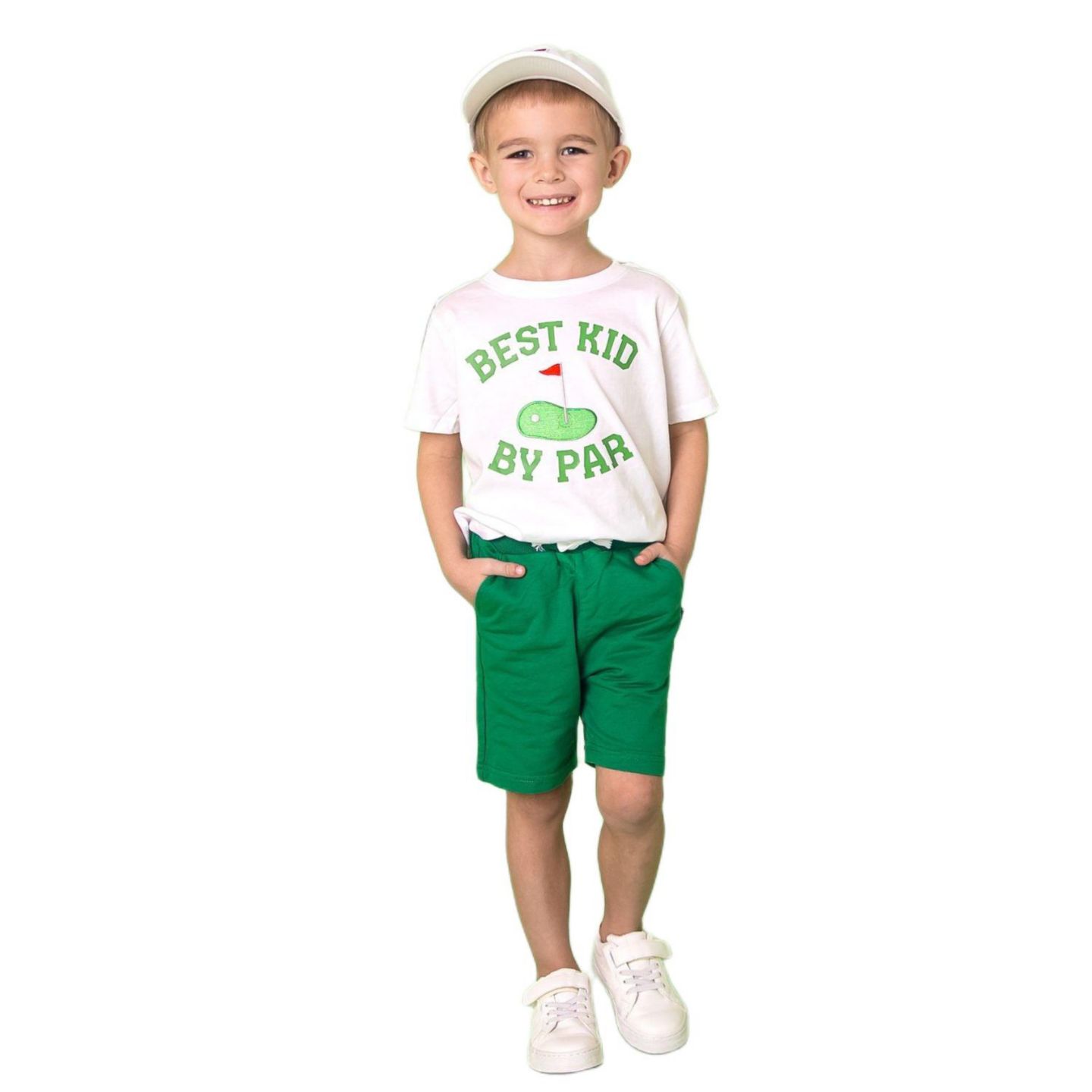 Футболка Sweet Wink Best Kid By Par Patch Short Sleeve для мальчиков, цвет: Белый — фото 2