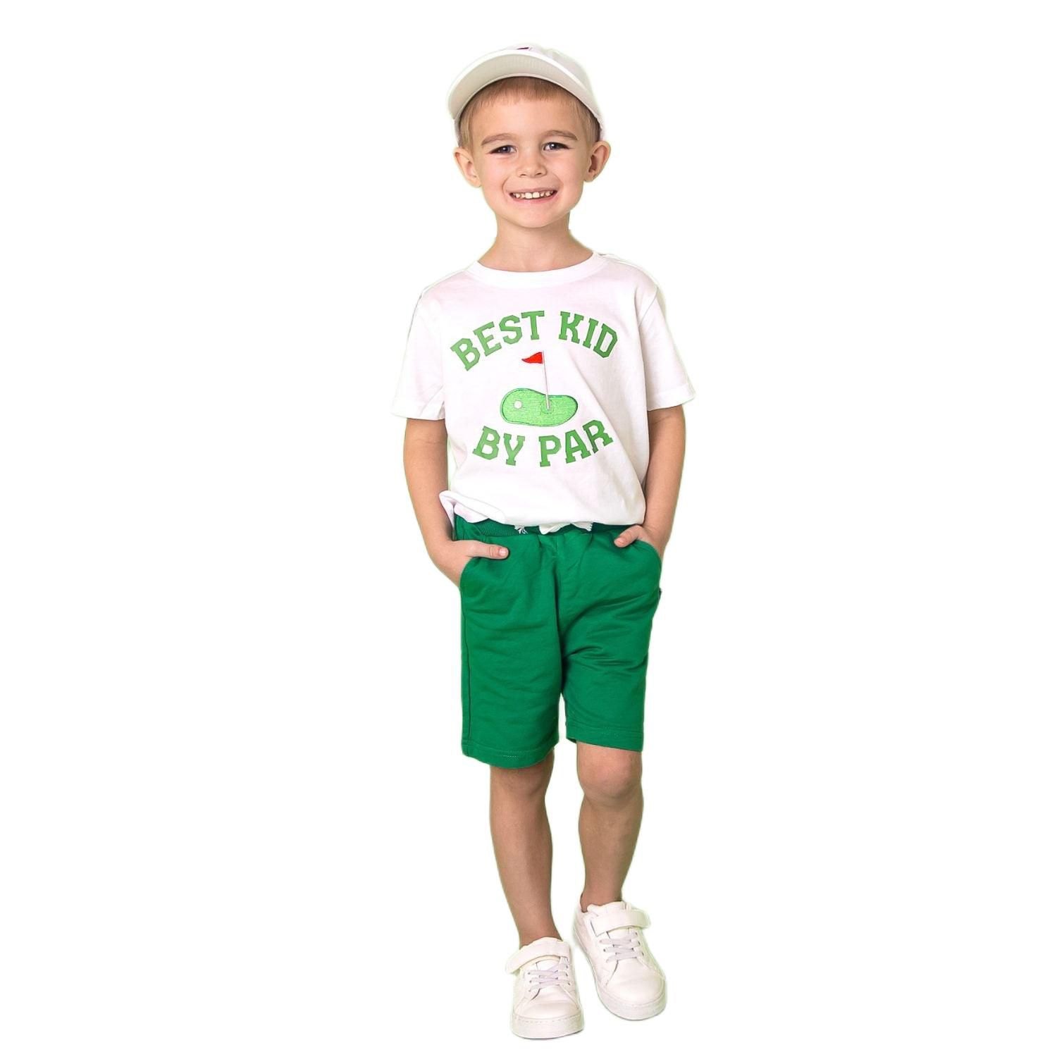 Little Boys Best Kid By Par Patch Short Sleeve T-Shirt