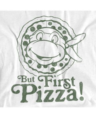Men's TMNT But First Pizza T-Shirt