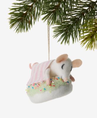 Nutcracker Sweets Mouse on Donut Ornament