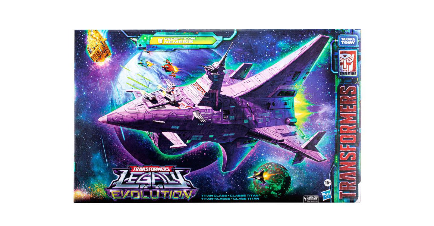 Детская фигурка Transformers Decepticon Nemesis Legacy Evolution Titan Class 23.5" Action Figure, 14 Years & Up — фото 3