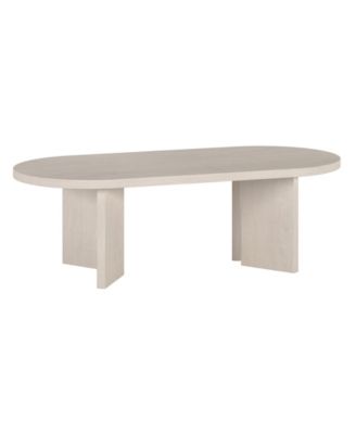 Alma 48" Wide Oval Coffee Table