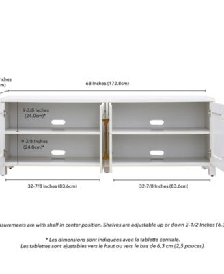 Chabot Rectangular TV Stand for TV's Up to 75"