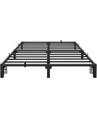 8 Inch Full Metal Bed Frame-Heavy Duty 800lb Capacity-Noise-Free Platform-No Box Spring Needed-Tool-Free Assembly