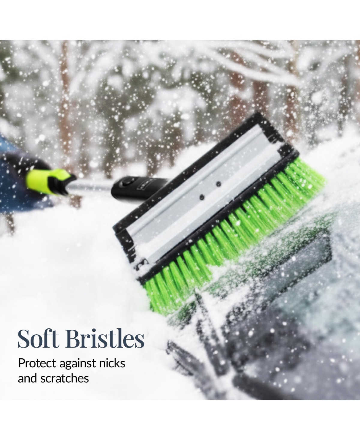 Best Choice Products 39" Extendable Snow Brush with Shovel, Squeegee and Ice Scraper Storage Bag