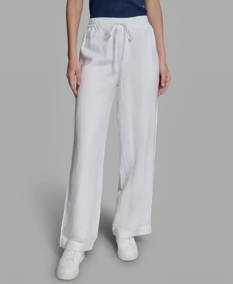 Petite Pull-On Pants - Soft White