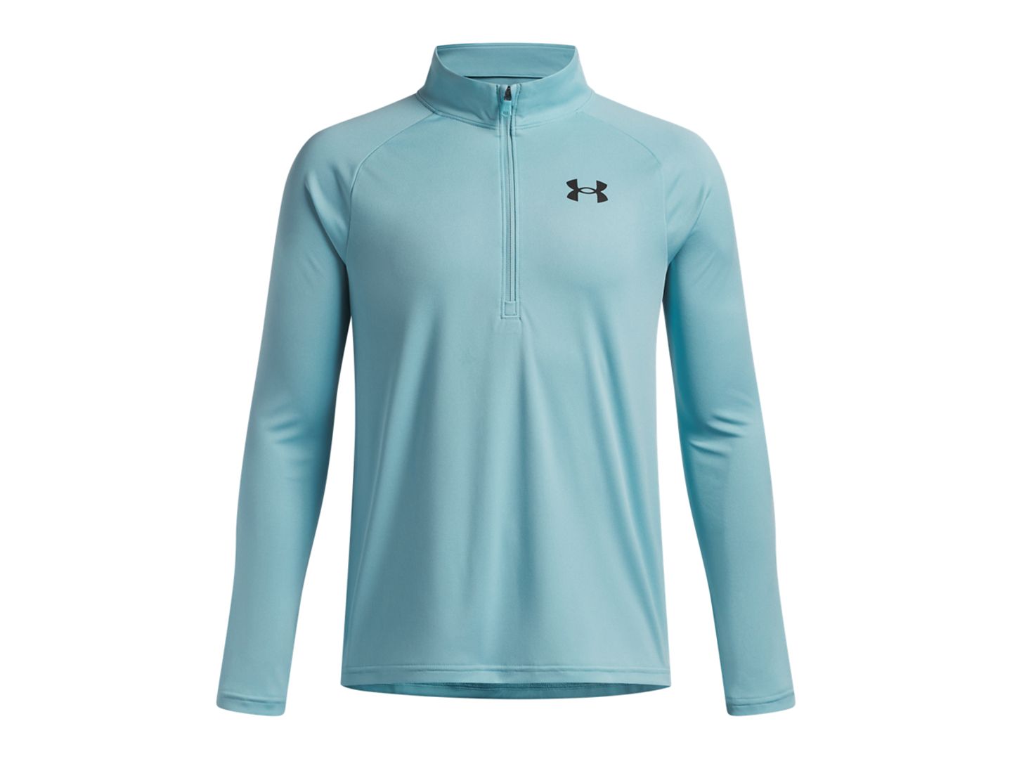Куртка Under Armour Tech Half-Zip Jacket для мальчиков, цвет: Синий мглистый — фото 4