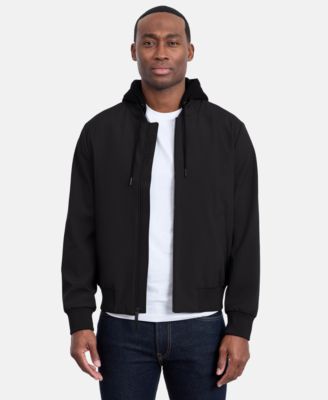 Men's Bomber Knit Hood Jacket
