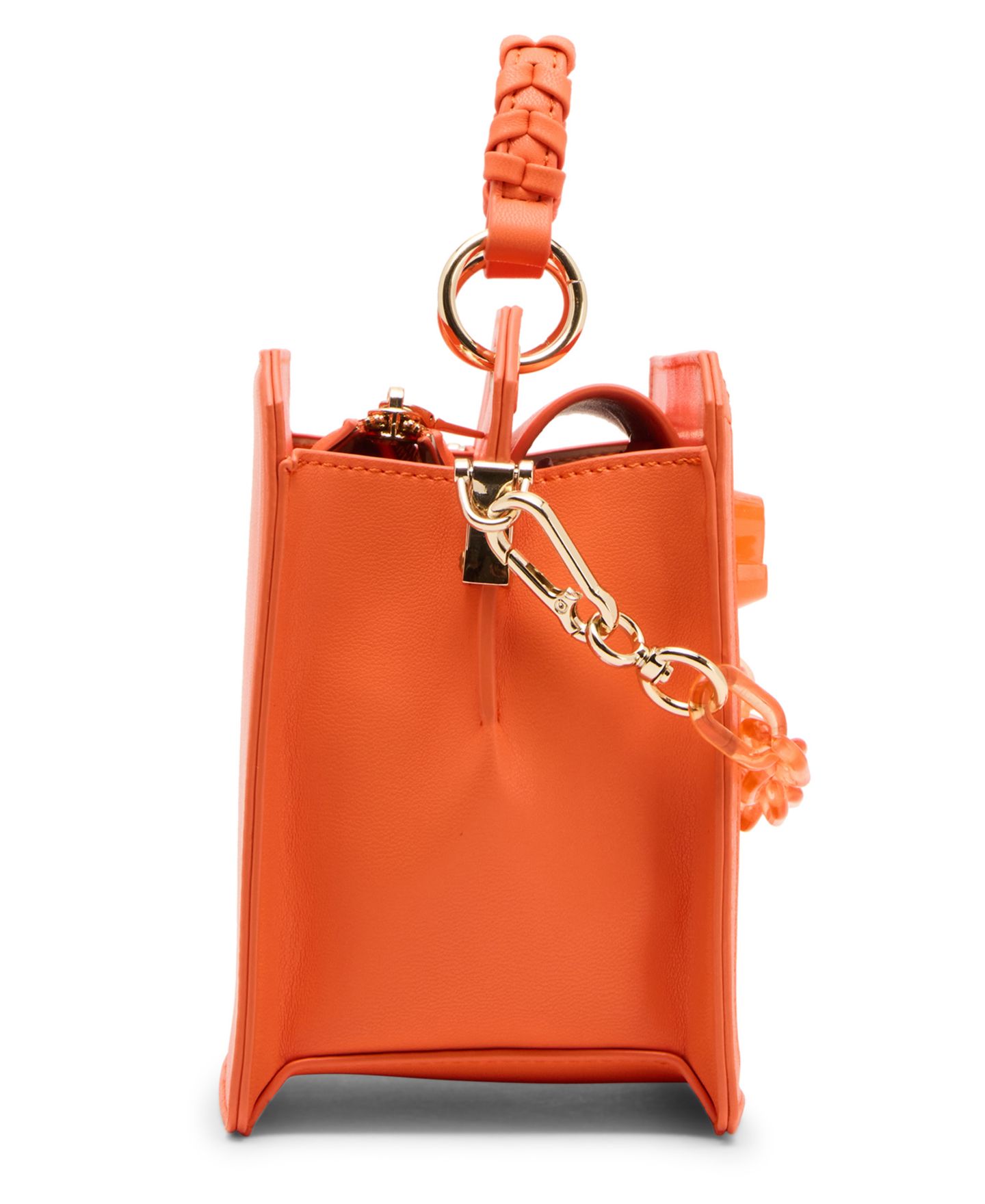 Женская сумка Steve Madden Evelyn-Z Small Satchel, цвет: Оранжевый — фото 5