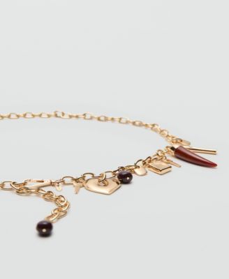 Women's Hanging Pieces Metal Belt