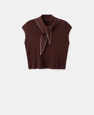 Women's Handkerchief Detail Knit Top