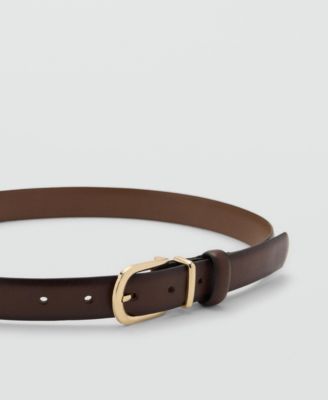 Women's Buckle Leather Belt