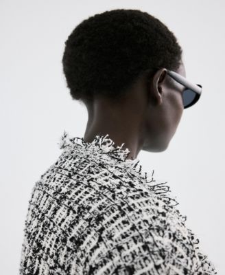 Women's Oversized Tweed Jacket