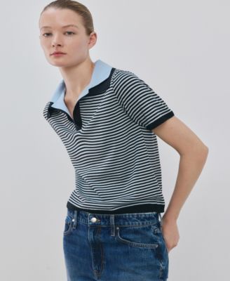 Women's Combined Collar Knit Sweater