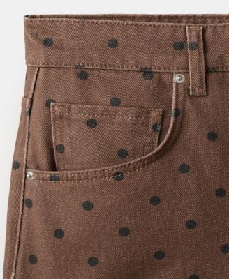 Women's Polka Dot Balloon Jeans