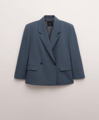 Women's Wool-Blend Suit Blazer